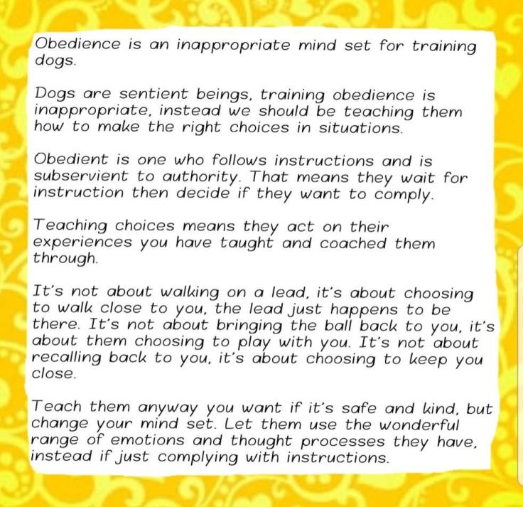 obedience is not the right word